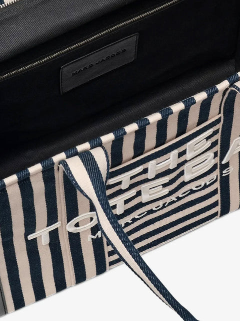 The Large Tote canvas handbag with front embroidered logo