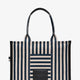 The Large Tote canvas handbag with front embroidered logo