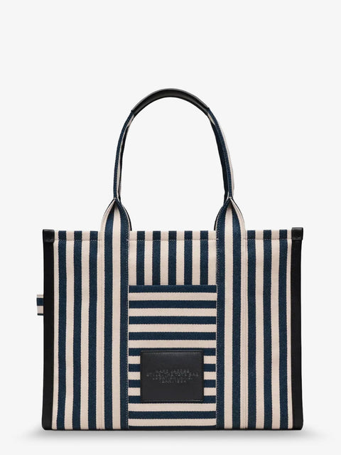 The Large Tote canvas handbag with front embroidered logo
