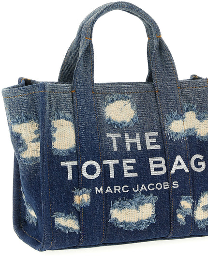 'The Rip And Repair Denim Small Tote' shopping bag