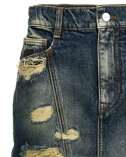 'The Rip And Repair Straight Jean' skirt