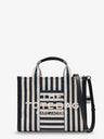 The Tote bag canvas handbag with embroidered logo on the front