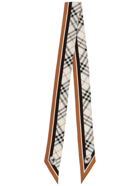 THIN "CHECK" SCARF