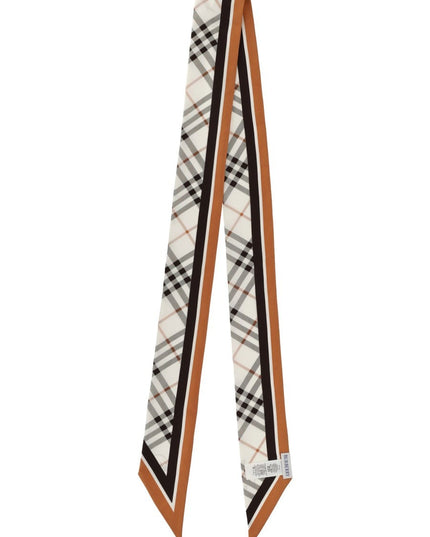 THIN "CHECK" SCARF