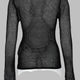 TOP IN MESH DI COTONE MERCERIZZATO