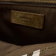Tote Trench Check canvas shoulder bag with suede logo label on the front