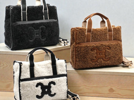 Moumoute Handtasche mit E - Logo - ModeEcho