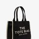 Traveler Tote canvas shopping bag with logo on the front