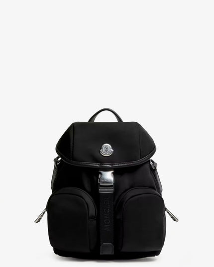 Trick nylon crossbody bag with logo patch on the front