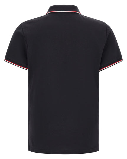 Tricolor trim polo shirt
