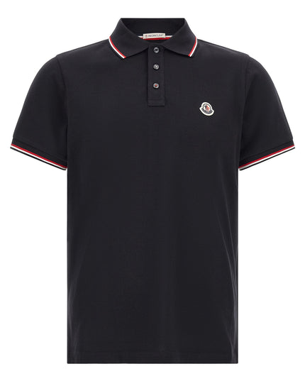 Tricolor trim polo shirt