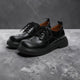 Leather Derby Lace Ups - ModeEcho