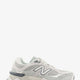 U90602 mesh and suede sneakers with embroidered logo