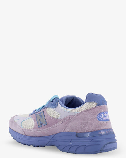 U9935 mesh and suede sneakers