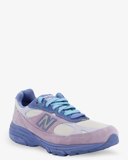 U9935 mesh and suede sneakers
