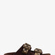 Urchin suede and synthetic fabric sandals