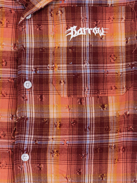 Used effect cotton shirt