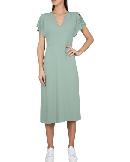 V-NECK DRESS