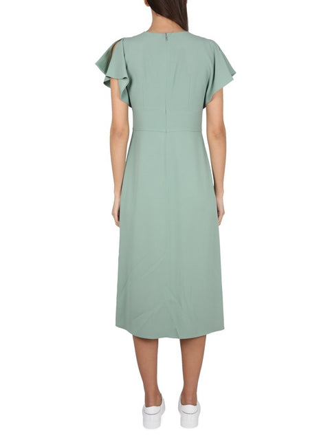 V-NECK DRESS
