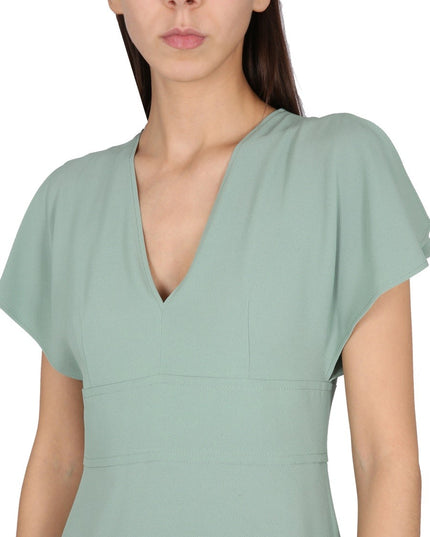 V-NECK DRESS