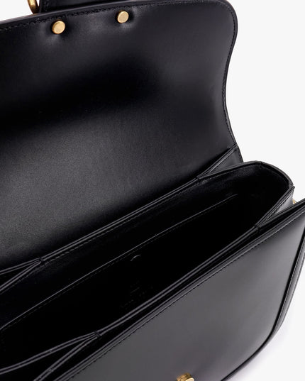 Valentino garavani 9to5 leather shoulder bag with vlogo signature closure
