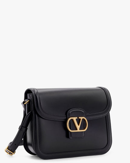 Valentino garavani 9to5 leather shoulder bag with vlogo signature closure