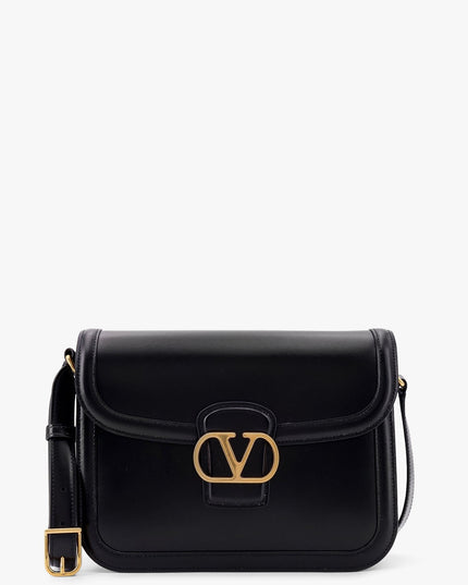 Valentino garavani 9to5 leather shoulder bag with vlogo signature closure