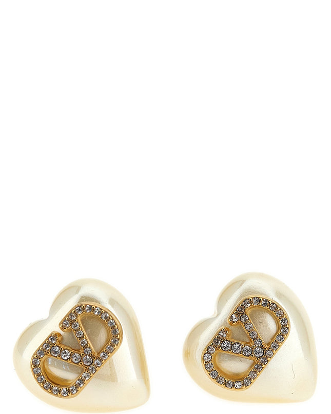 Valentino Garavani heart earrings