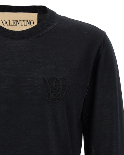 Valentino Garavani logo embroidery sweater