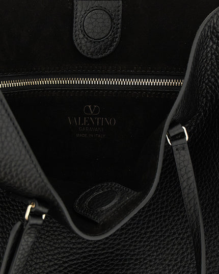 Valentino Garavani | Rockstud Medium Kalbsleder-Tasche | Schwarz