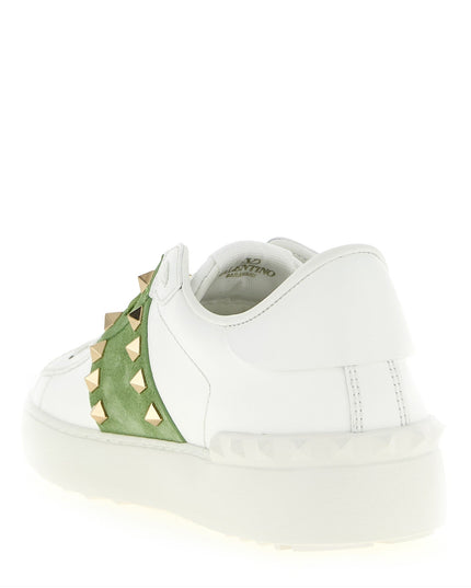 Valentino Garavani | Rockstud Untitled Sneaker | Weiss/Grün | Damen
