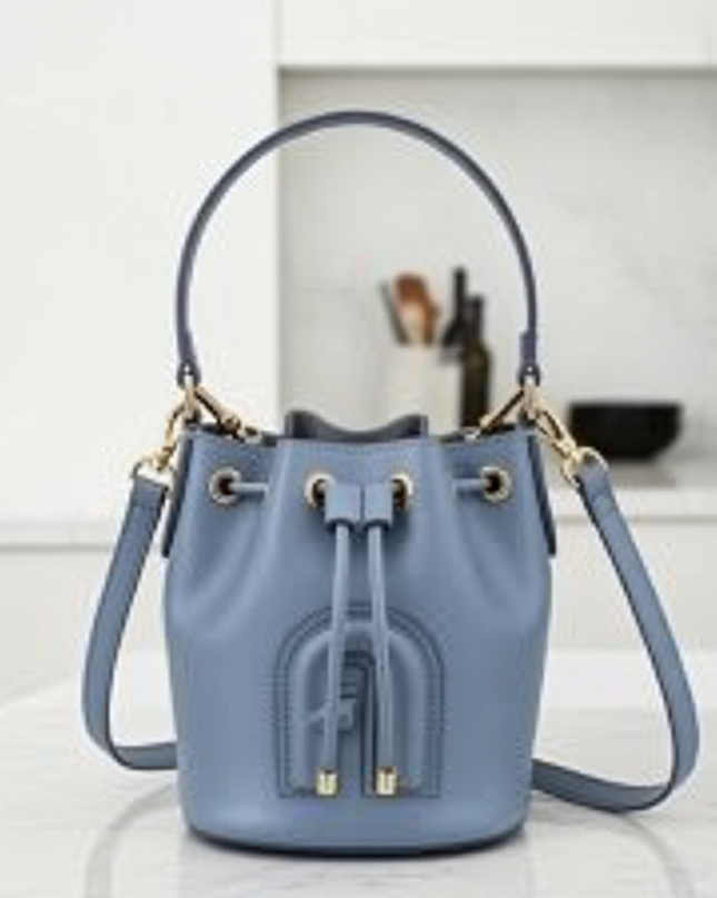 Furla Clio Drawstring Bucket Bag – Mini | Ametista