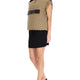 VEST WITH LEATHER LABEL