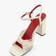 VG Annet leather sandals with metal VLogo