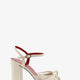 VG Annet leather sandals with metal VLogo