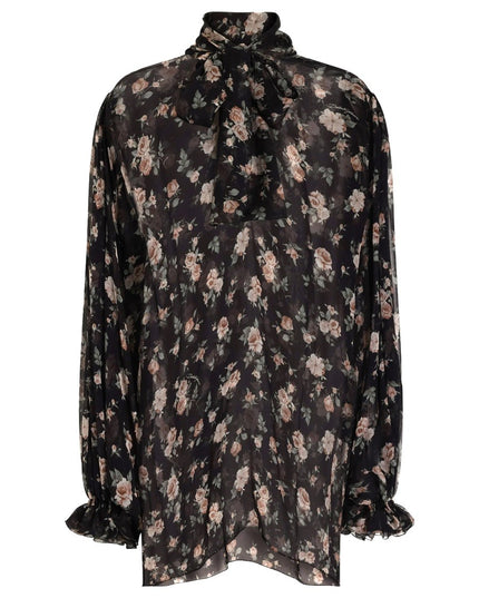 "VINTAGE ROSE" PRINT TOP