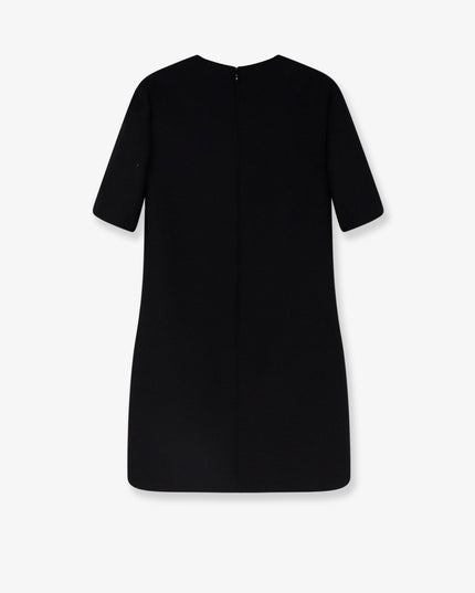 Virgin wool and silk mini dress