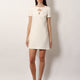 Virgin wool and silk mini dress