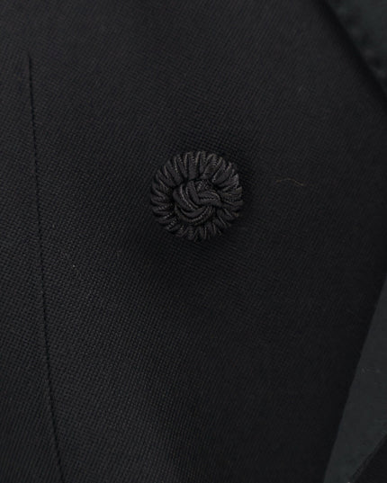 Virgin wool blazer with belt
