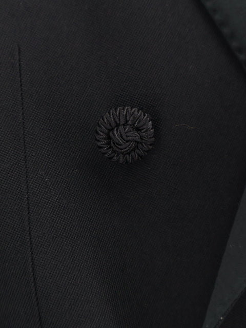 Virgin wool blazer with belt
