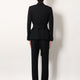 Virgin wool blazer with belt