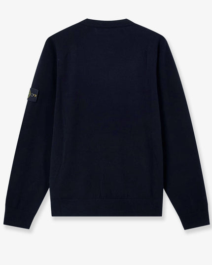 Stone Island | Schurwollmix-Pullover | Marineblau | Herren