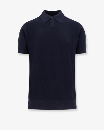 Virgin wool polo shirt