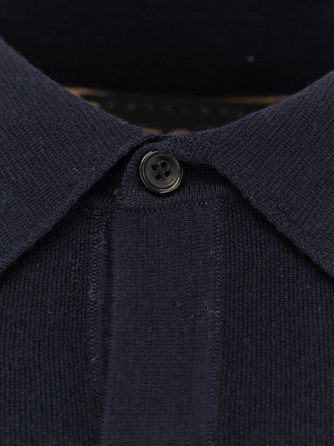 Virgin wool polo shirt