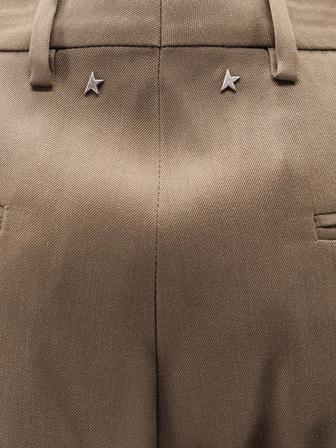 Virgin wool shorts