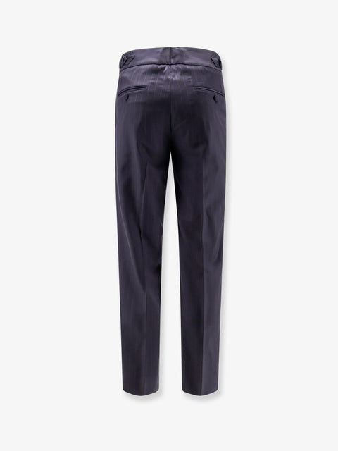 Virgin wool trousers with pinces