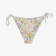 Virgo Bikini Slip with Lemony Flower print
