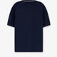 Viscose blend polo shirt with front Horsebit embroidery