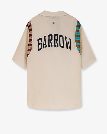 Viscose shirt with front logo print