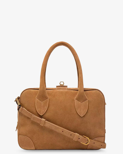 Vita Bag suede crossbody bag